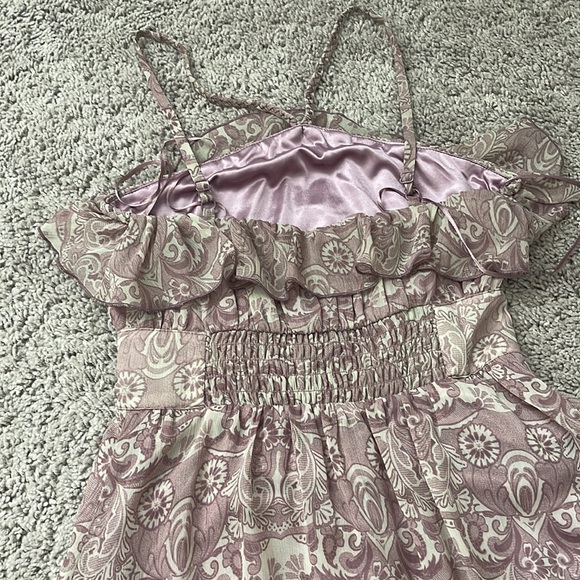 High low midi Guess Dress size 1 adjustable straps worned once - Picture 8 of 8